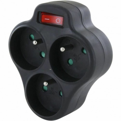 3-pesaga pistik toitelülitiga Chacon Dominó 3x16A