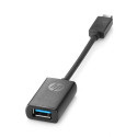 USB-adapter HP N2Z63AA 10 cm Must