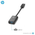 USB-adapter HP N2Z63AA 10 cm Must