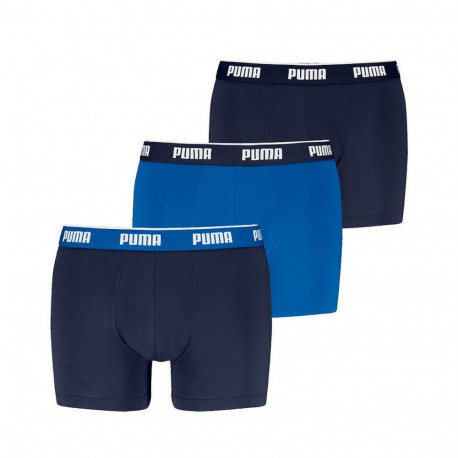 Men's Boxer Shorts Puma 701234187 004 Blue 3 Units - S