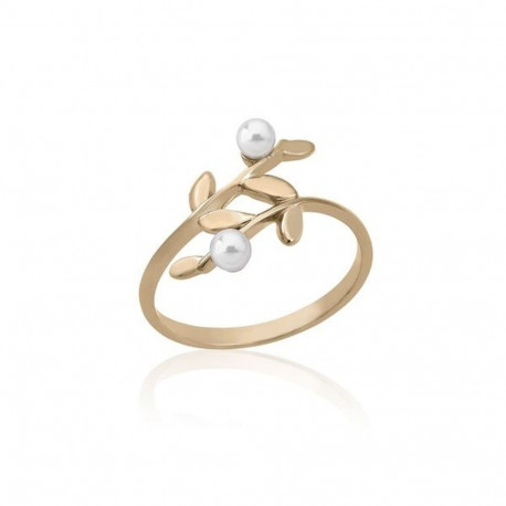 Naiste Sõrmus Majorica 16153.01.1.913.010.1 Kuldne