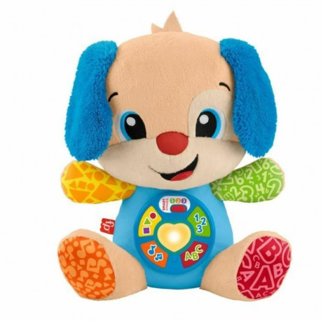Fluffy toy Fisher-Price Laugh and Learn Puppy Progressive Awakening Musical Plush JFD20 Brown Plush 