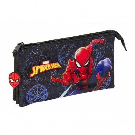 Holdall Spider-Man Attack Black 22 x 12 x 3 cm