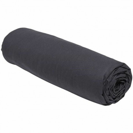 Kummiga voodilina TODAY Must 160 x 200 cm