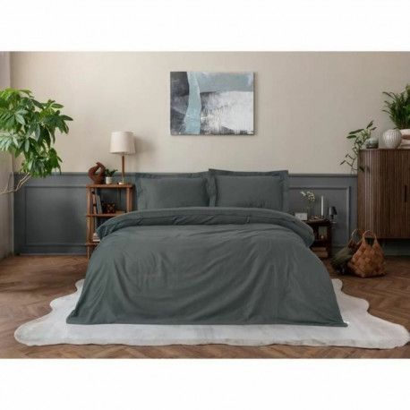 Duvet cover set Grey 220 x 240 cm