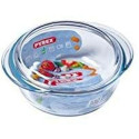 Casserole with lid Pyrex 1,4 L White Transparent