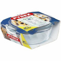 Casserole with lid Pyrex 1,4 L White Transparent