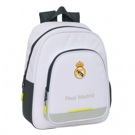 School Bag Real Madrid C.F. White 28 x 34 x 10 cm