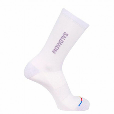 Sports Socks Salomon 365 Crew Cosmic Sky White Trail - 39-41