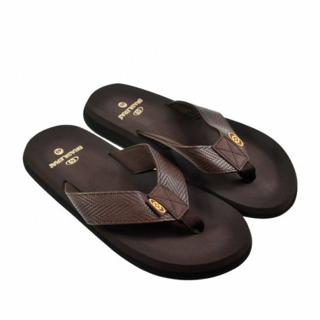 Men's Flip Flops Brasileras Puff Brown - 42