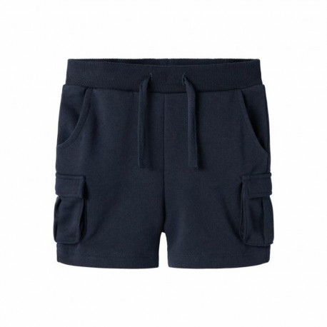 Shorts Name It Nmmoli Noos Blue Children's Unisex - 6 Years