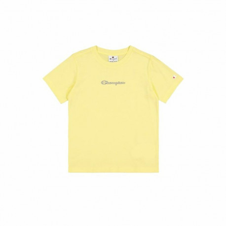 Laste Lühikeste varrukatega T-särk Champion SS Khakiroheline - 5-6 aastat