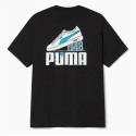 Men’s Short Sleeve T-Shirt Puma Sneaker Graphic - L