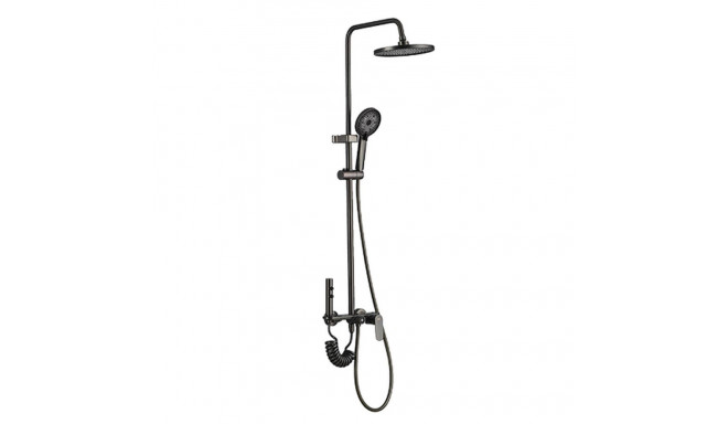 Dušikolonn Fontastock Hall Roostevaba teras ABS H 1/2" Ühe käepidemega segisti