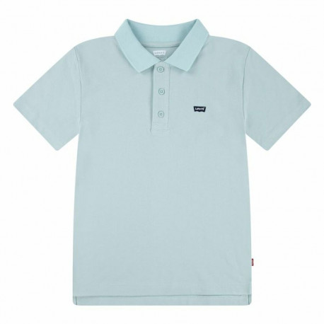 Children’s Short Sleeve Polo Shirt Levi's Lvb Back Neck Tape Blue - 10 Years