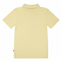 Children’s Short Sleeve Polo Shirt Levi's Lvb Back Neck Tape Yellow - 16 Years
