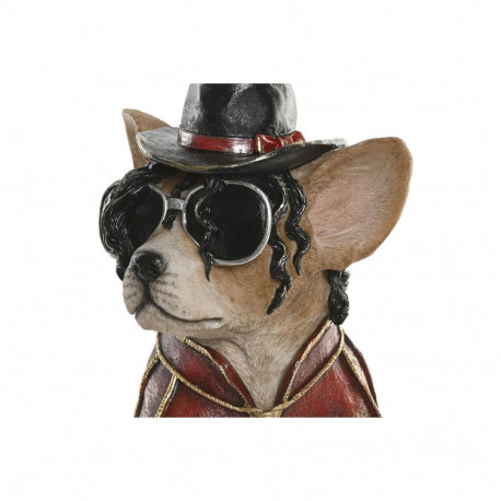 Dekoratiivkuju Home ESPRIT Pruun Kuldne Kastanpruun Koer