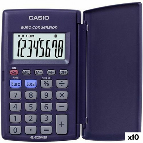 Calculator Casio HL-820VER Violet (10 Units)