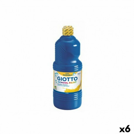 Tempera Giotto Navy Blue 1 L (6 Units)