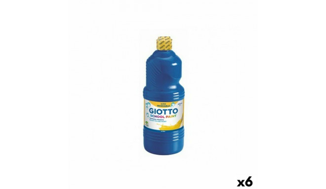 Tempera Giotto Navy Blue 1 L (6 Units)