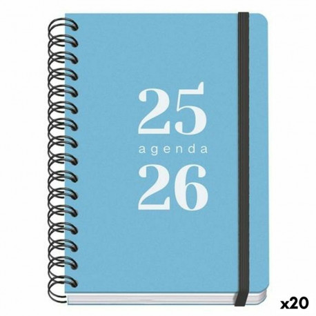 Diary DOHE GRAMMAR Blue A5 150 x 210 mm 2025-2026 (20 Units)