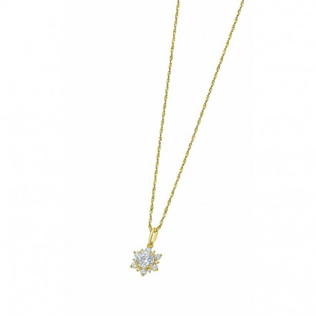 Ladies' Pendant Lotus IC00342/43 Golden