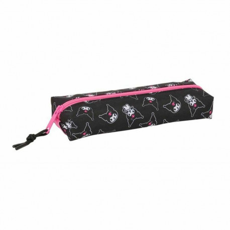 School Case Kuromi Black Fuchsia 22 x 4 x 7 cm