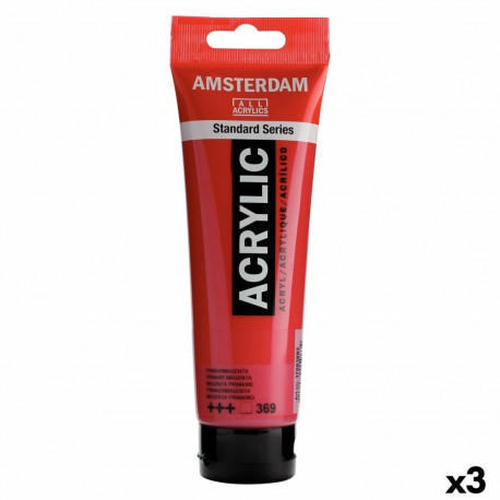 Acrylic paint Talens Amsterdam Magenta 120 ml (3 Units)