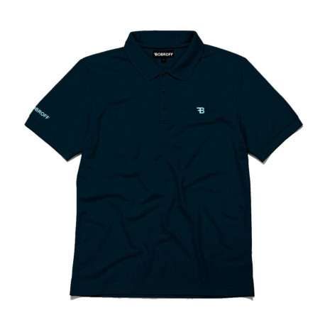 Men’s Short Sleeve Polo Shirt Bobroff Navy - XXXL