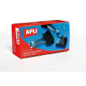 Clamps Apli Black Silver 51 mm (36 Units)