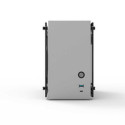 ATX Semi-tower Korpus Zalman M2 MINI-SILVER Must Hõbedane