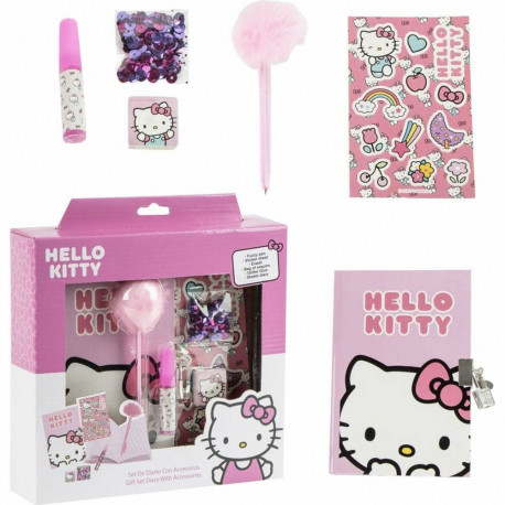 Kontoritarvete Komplekt Hello Kitty Mitmevärviline