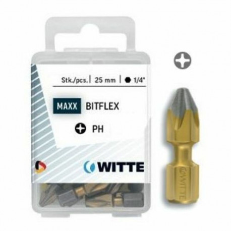 Bit set WITTE PH 3 DIAMOND FLEX PH3 5 Units