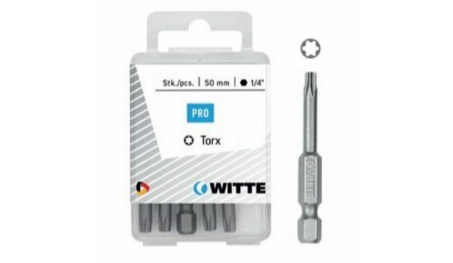 Bit set WITTE Torx TX 30 5 Units