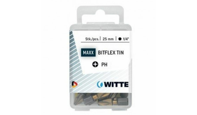 Bit set WITTE PH 2 BITFLEX TIN PH2 5 Units