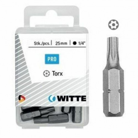 Otsakukomplekt WITTE Torx TX 40 5 Ühikut