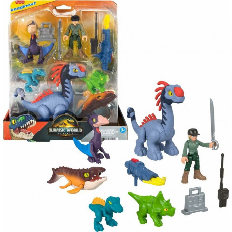 Playset Imaginext Jurassic World Mitmevärviline 10 Tükid, osad