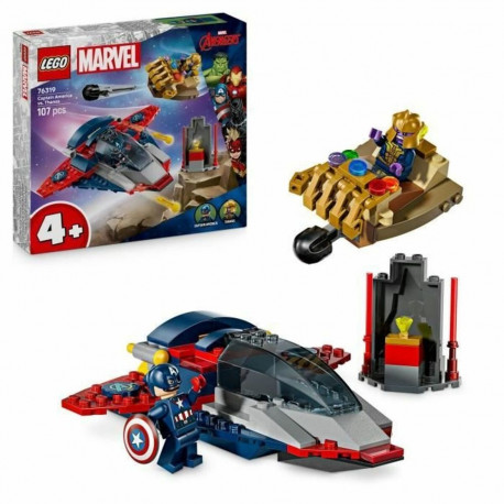 Konstruktsioon komplekt Lego 76319 Captain America VS Thanos 107 Tükid, osad