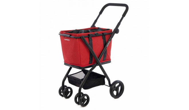 Shopping cart Carlett CUBE S RUBY Red
