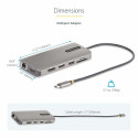 USB-jaotur Startech 154B-USBC-MULTIPORT Hall 100 W