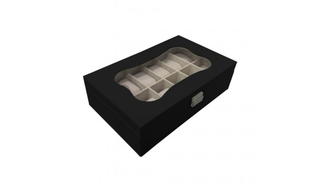 Karp kellade jaoks Versa Must Polüuretaan Paber Peegel Puit MDF 20 x 8,5 x 32,5 cm