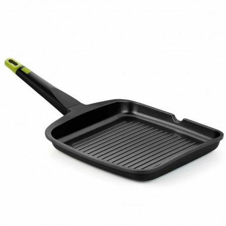 Grill-pann BRA FOODIE 28X28 Roostevaba teras Alumiinium Ø 28 cm