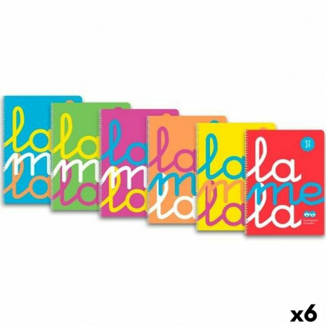 Sõrmuste Raamat Lamela Leht 80 Lehed (6 Ühikut)