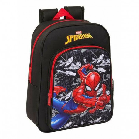 School Bag Spider-Man Black Red 26 x 34 x 11 cm