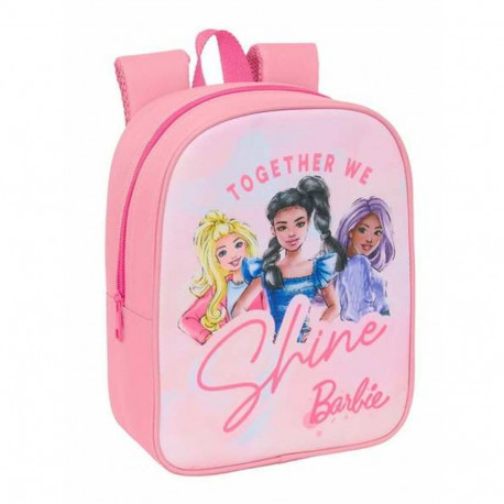School Bag Barbie Pink 22 x 27 x 10 cm