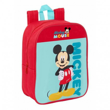 Kooliseljakott Mickey Mouse Sinine Punane 22 x 27 x 10 cm