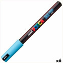 Fluorescent Marker POSCA PC-1MR Blue (6 Units)