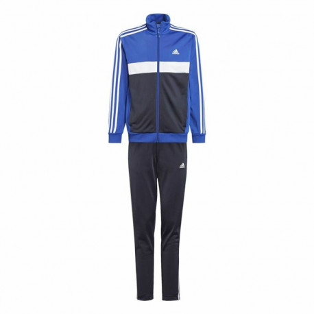 Children’s Tracksuit Adidas U 3S Tiberio Blue - 7-8 Years