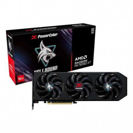 Graafikakaart Powercolor RX9060XT 16G-L/OC RADEON RX 9060 XT 16 GB GDDR6