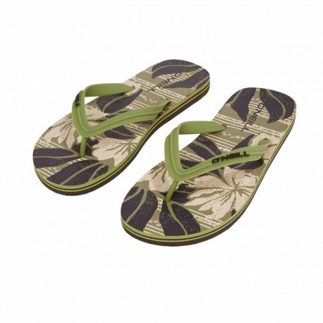 Men's Flip Flops O'Neill Profile Graphic Olive - 41